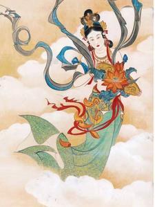 桃花和雨滴